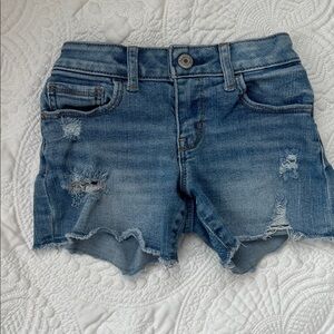 Girls GAP Distressed Denim Shorts